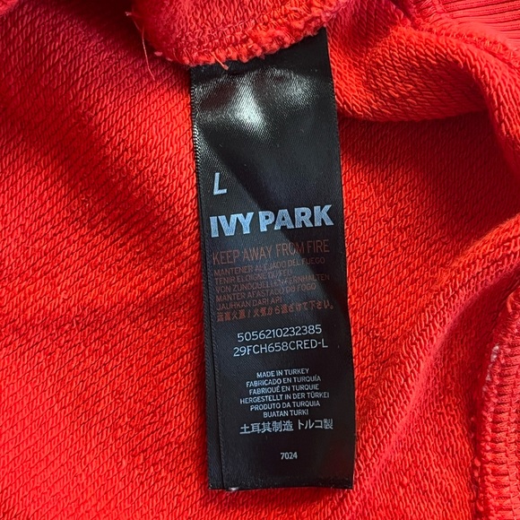 Ivy Park cropped orange baseball hoodie - Picture 5 of 6